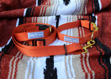 Load image into Gallery viewer, Orange Collar - SALE Brass Plated
