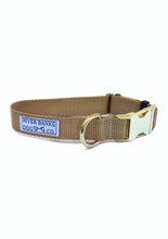 Load image into Gallery viewer, Tan Collar - SALE Brass Plated
