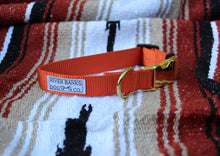 Load image into Gallery viewer, Orange Collar - SALE Brass Plated
